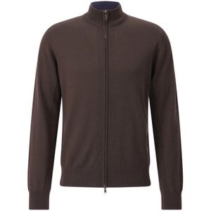 Eton, Heren, Truien, Bruin, Maat: S Wol,