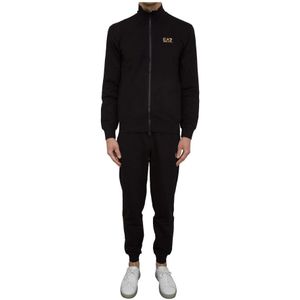 Emporio Armani Ea7, Heren, Sport, Zwart, Maat: XL Katoen,