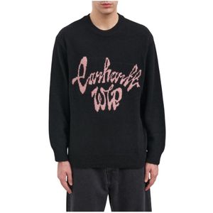 Carhartt WIP Chedda Knit Sweatshirt, zwart