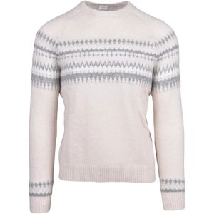 Eleventy, Heren, Truien, Beige, Maat: M Zijde,