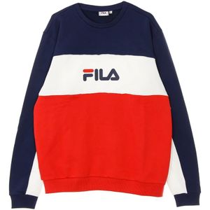 Fila, Heren, Sweatshirts & Hoodies, Veelkleurig, Maat: XS Katoen,