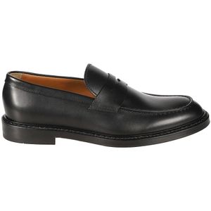 Doucal's, Heren, Schoenen, Zwart, Maat: 41 1/2 EU Leer,