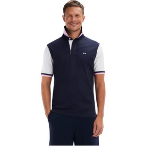 Eden Park, Heren, Tops, Blauw, Maat: M Katoen,