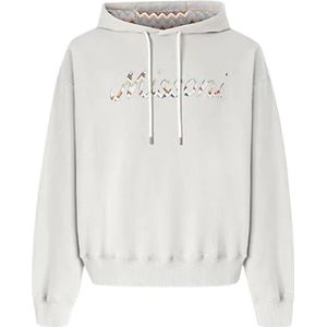 Missoni, Heren, Sweatshirts & Hoodies, Wit, Maat: XS Katoen,