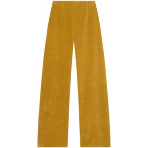 Cortana, Dames, Broeken, Geel, Maat: XL Katoen,