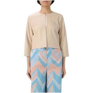 Liu Jo, Dames, Jassen, Beige, Maat: M