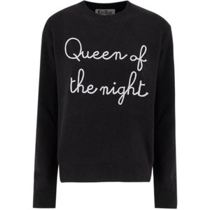 MC2 Saint Barth, Dames, Truien, Zwart, Maat: M Wol,