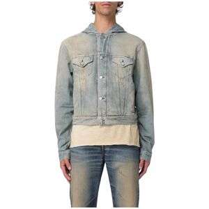 Acne Studios, Heren, Jassen, Blauw, Maat: L Denim,