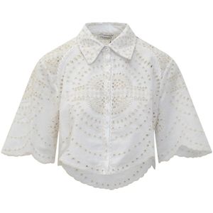 Charo Ruiz Ibiza, Dames, Blouses & Shirts, Beige, Maat: S