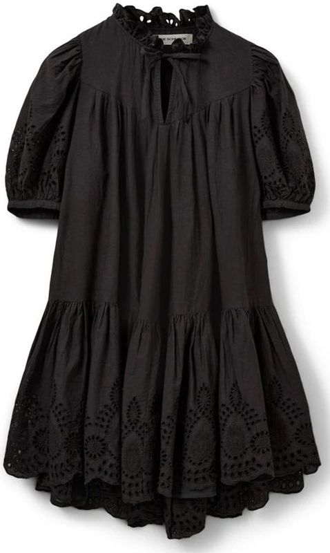 Sofie Schnoor - Jurk - Zwart - Katoen