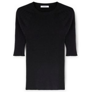 Motivi, Dames, Truien, Zwart, Maat: XS Nylon,