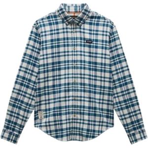 Napapijri - G-Trekking Shirt - Overhemd - Wit - Katoen