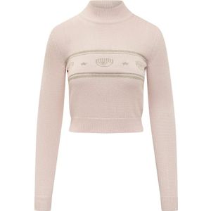 Chiara Ferragni Collection, Dames, Truien, Roze, Maat: M