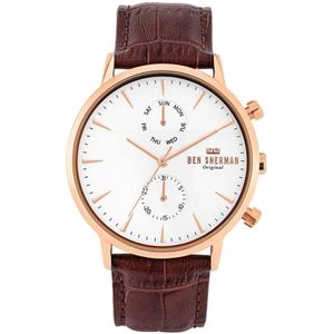 Ben Sherman, Heren, Accessoires, Bruin, Maat: ONE Size