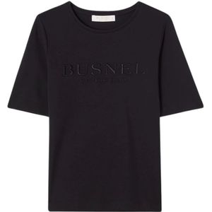 Busnel, Dames, Tops, Zwart, Maat: S