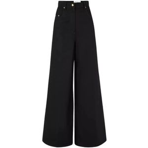 Nina Ricci, Dames, Jeans, Zwart, Maat: XS Katoen,