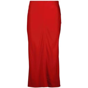 Ami Paris, Dames, Rokken, Rood, Maat: XS Viscose,