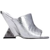 The Attico, Dames, Schoenen, Grijs, Maat: 40 EU Leer,