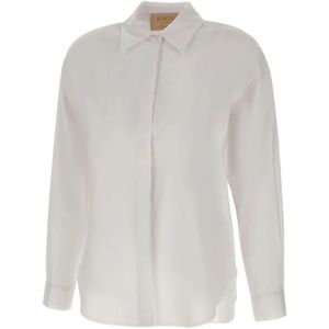 Kaos, Dames, Blouses & Shirts, Wit, Maat: XS Katoen,