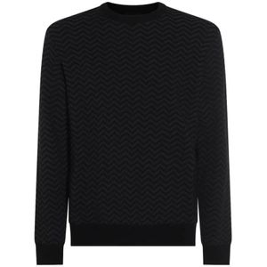 Giorgio Armani, Heren, Truien, Zwart, Maat: XL