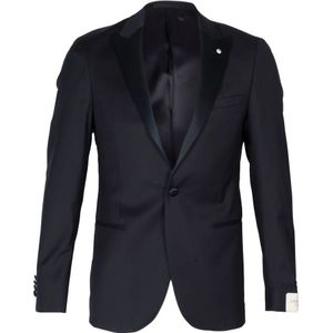 L.b.m. 1911, Heren, Jassen, Blauw, Maat: S Zijde,