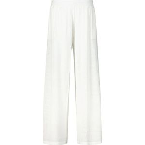Sminfinity, Dames, Broeken, Wit, Maat: M/L Linnen,