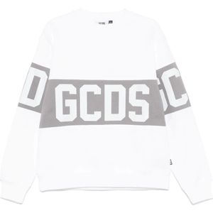 Gcds, Heren, Sweatshirts & Hoodies, Wit, Maat: M