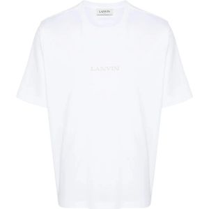 Lanvin, Heren, Tops, Wit, Maat: 2XL Katoen,
