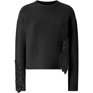 Pinko, Dames, Truien, Zwart, Maat: S