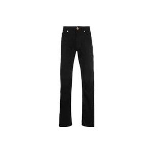 Versace Black Stretch denim jeans , Black , Heren , Maat: W33
