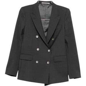 Tagliatore, Dames, Jassen, Grijs, Maat: L Wol,