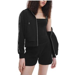 Calvin Klein, Dames, Sweatshirts & Hoodies, Zwart, Maat: S Katoen,