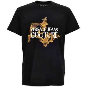 Versace Jeans Couture - T-shirt - Zwart - Katoen