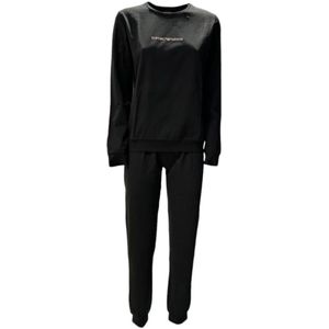 Emporio Armani, Dames, Sport, Zwart, Maat: M Katoen,