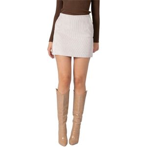 Kocca, Dames, Rokken, Beige, Maat: 2XS Leer,