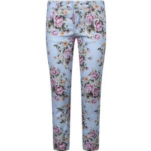 Dsquared2 Bloemenprint Slim-Fit Broek , Multicolor , Dames , Maat: 3XS