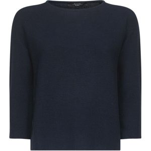 Weekend Max Mara, Dames, Truien, Blauw, Maat: L Katoen,