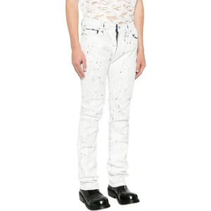 MM6 Maison Margiela, Heren, Jeans, Wit, Maat: W28