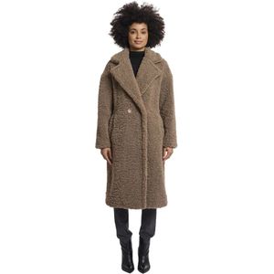 Rino&Pelle, Dames, Mantels, Beige, Maat: M Poliester,