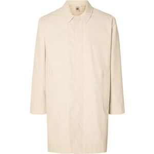 Selected Homme, Heren, Mantels, Beige, Maat: L Katoen,