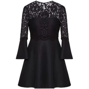 Valentino, Dames, Jurken, Zwart, Maat: XS