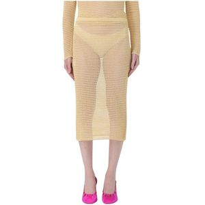 Paloma Wool, Dames, Rokken, Geel, Maat: L Wol,