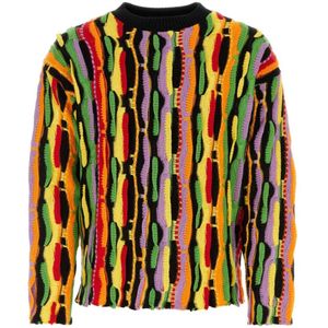 Msgm, Heren, Truien, Veelkleurig, Maat: L Katoen,