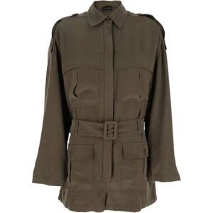 Andamane, Dames, Jumpsuits & Playsuits, Groen, Maat: XS Viscose,