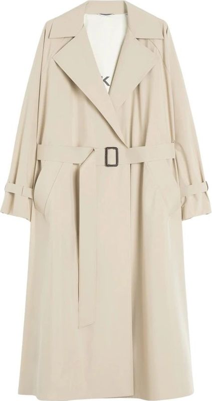 Weekend Max Maravoor vrouwen. 2525026011600 Fatto beige trenchcoat (S), Casual, Polyester