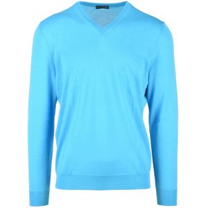 Drumohr, Heren, Truien, Blauw, Maat: M Wol,