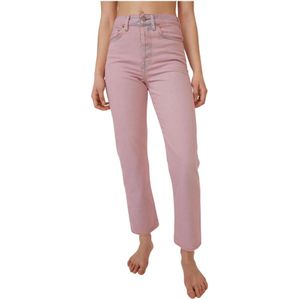 Acne Studios, Dames, Jeans, Roze, Maat: W29 L32 Katoen,
