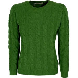 Cashmere Company, Dames, Truien, Groen, Maat: M Wol,