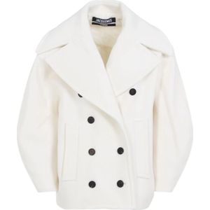 Jacquemus, Dames, Jassen, Wit, Maat: M Wol,