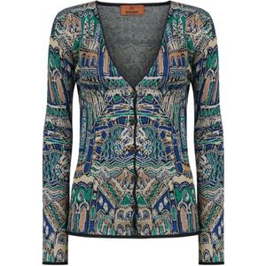 Missoni, Dames, Truien, Veelkleurig, Maat: M Wol,